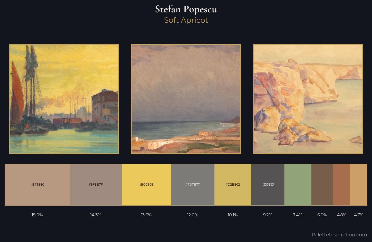 Stefan Popescu Palette 4 — Soft Apricot
