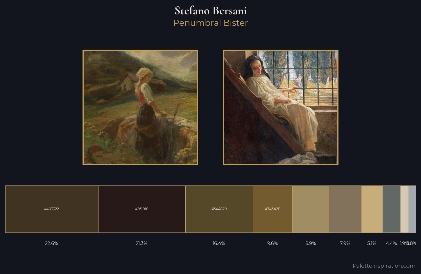Stefano Bersani Palette 1 — Penumbral Bister