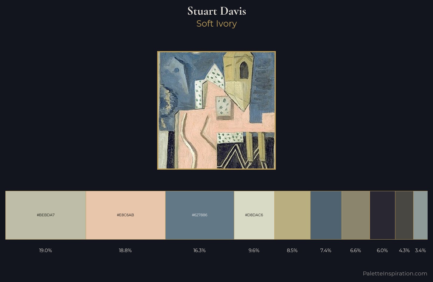 Stuart Davis Palette 1 — Soft Ivory