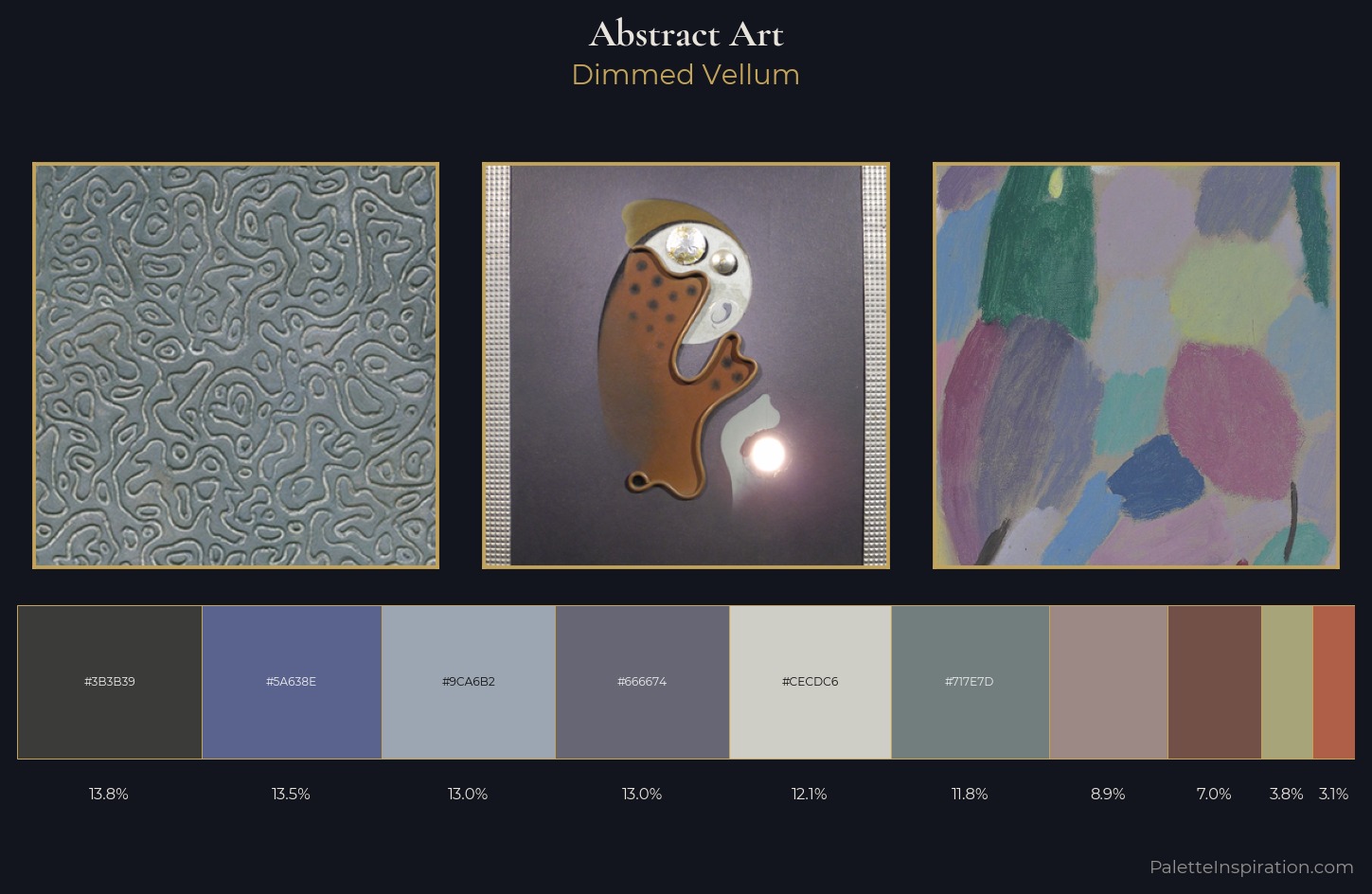 Abstract Art Palette 11 — Dimmed Vellum