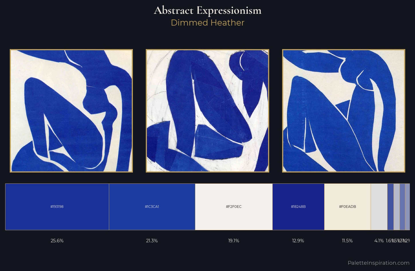 Abstract Expressionism Palette 3 — Dimmed Heather