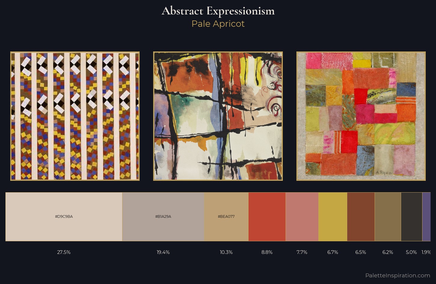 Abstract Expressionism Palette 6 — Pale Apricot