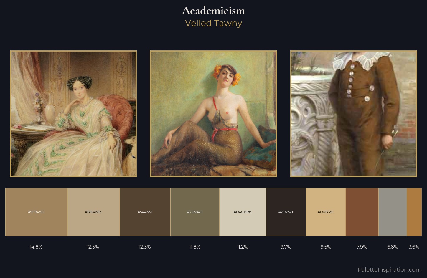 Academicism Palette 11 — Veiled Tawny