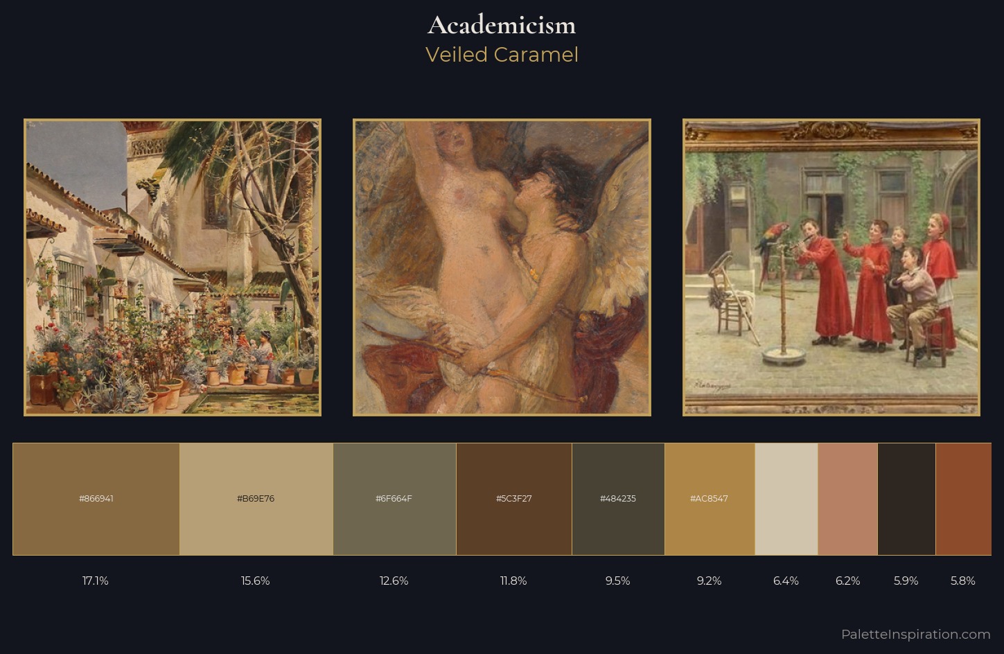Academicism Palette 17 — Veiled Caramel