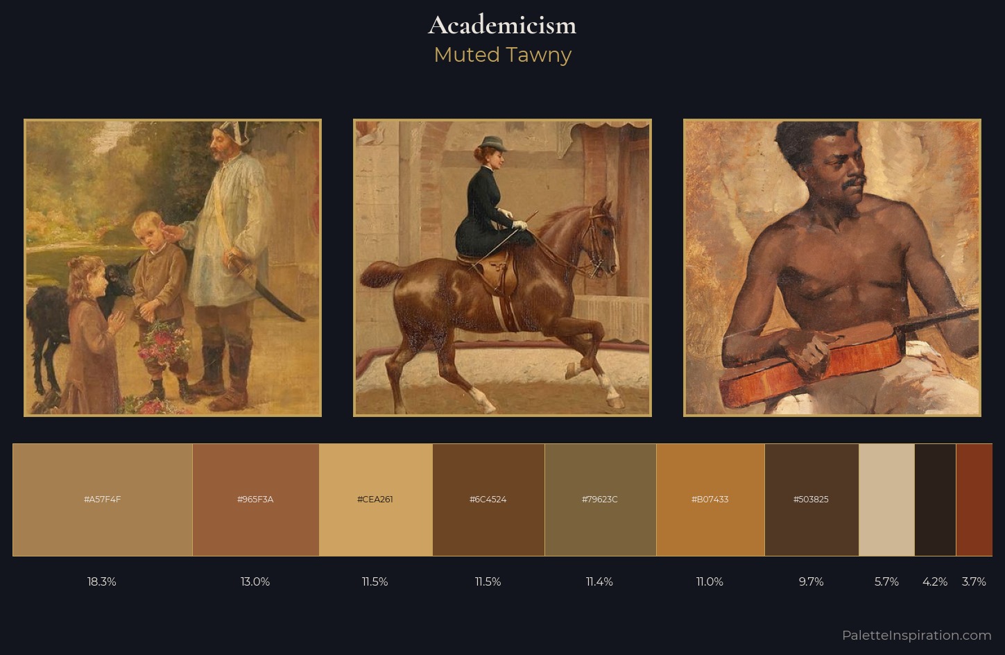 Academicism Palette 22 — Muted Tawny