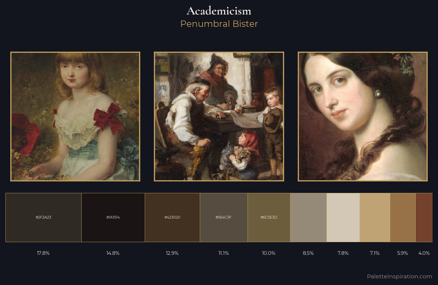 Academicism Palette 27 — Penumbral Bister