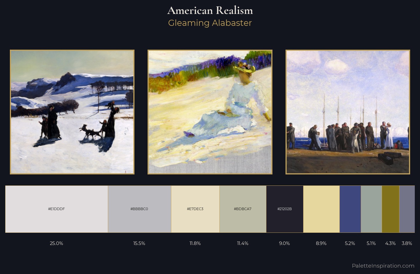 American Realism Color Palette