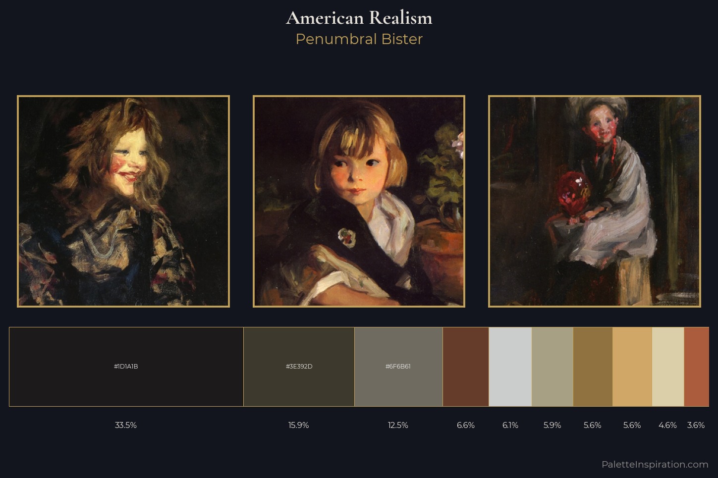 American Realism Master Palette — Penumbral Bister