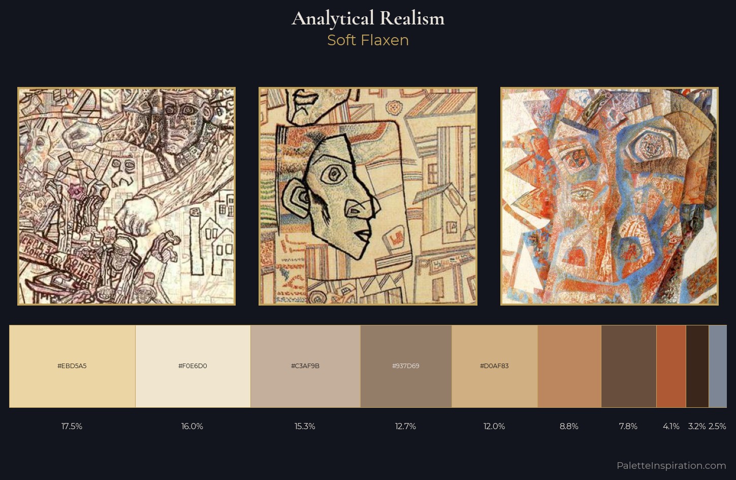 Analytical Realism Palette 2 — Soft Flaxen