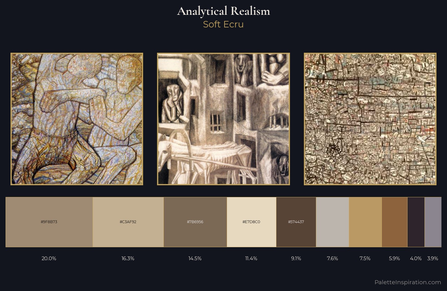 Analytical Realism Palette 6 — Soft Ecru