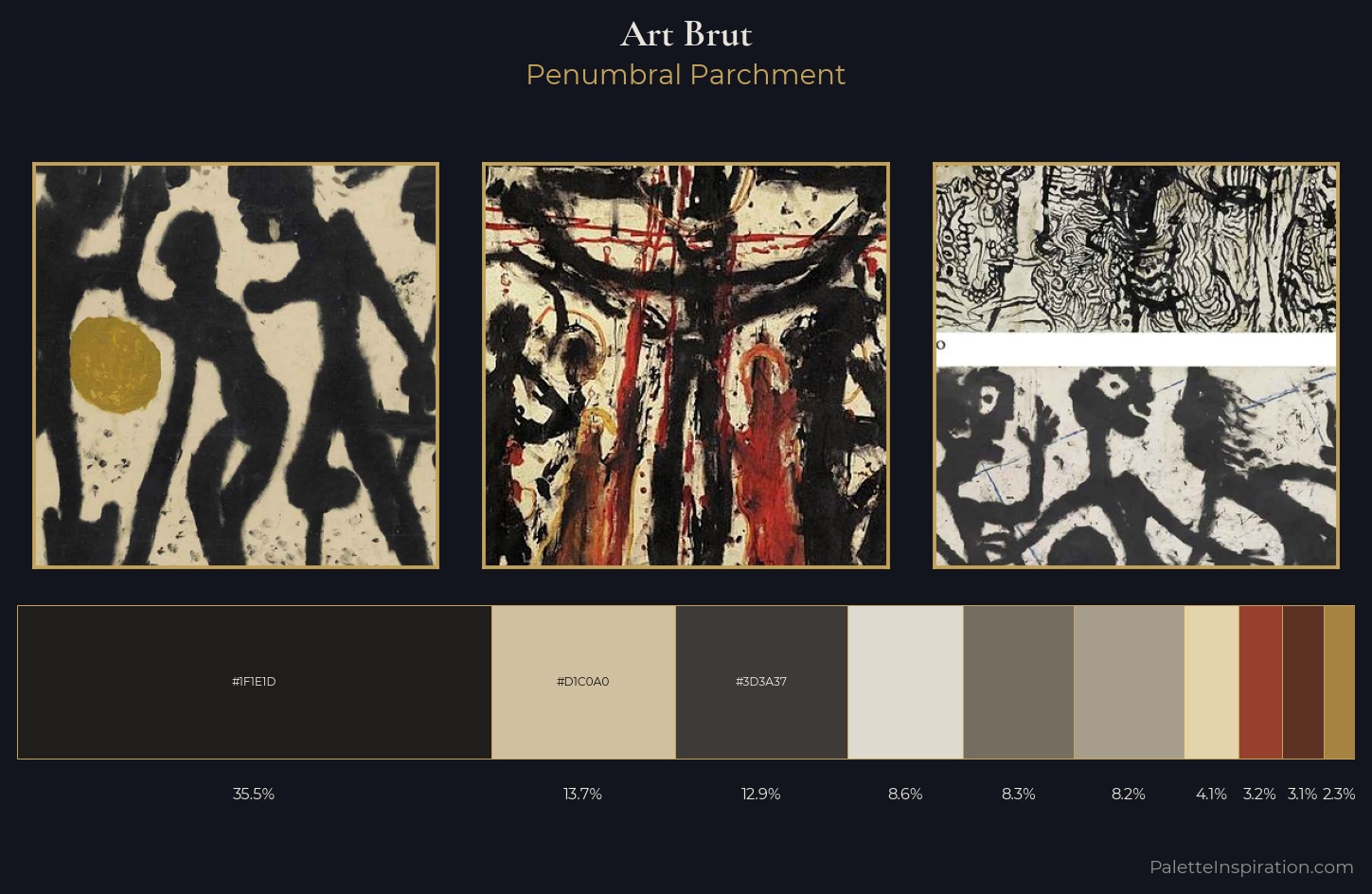 Art Brut Palette 2 — Penumbral Parchment