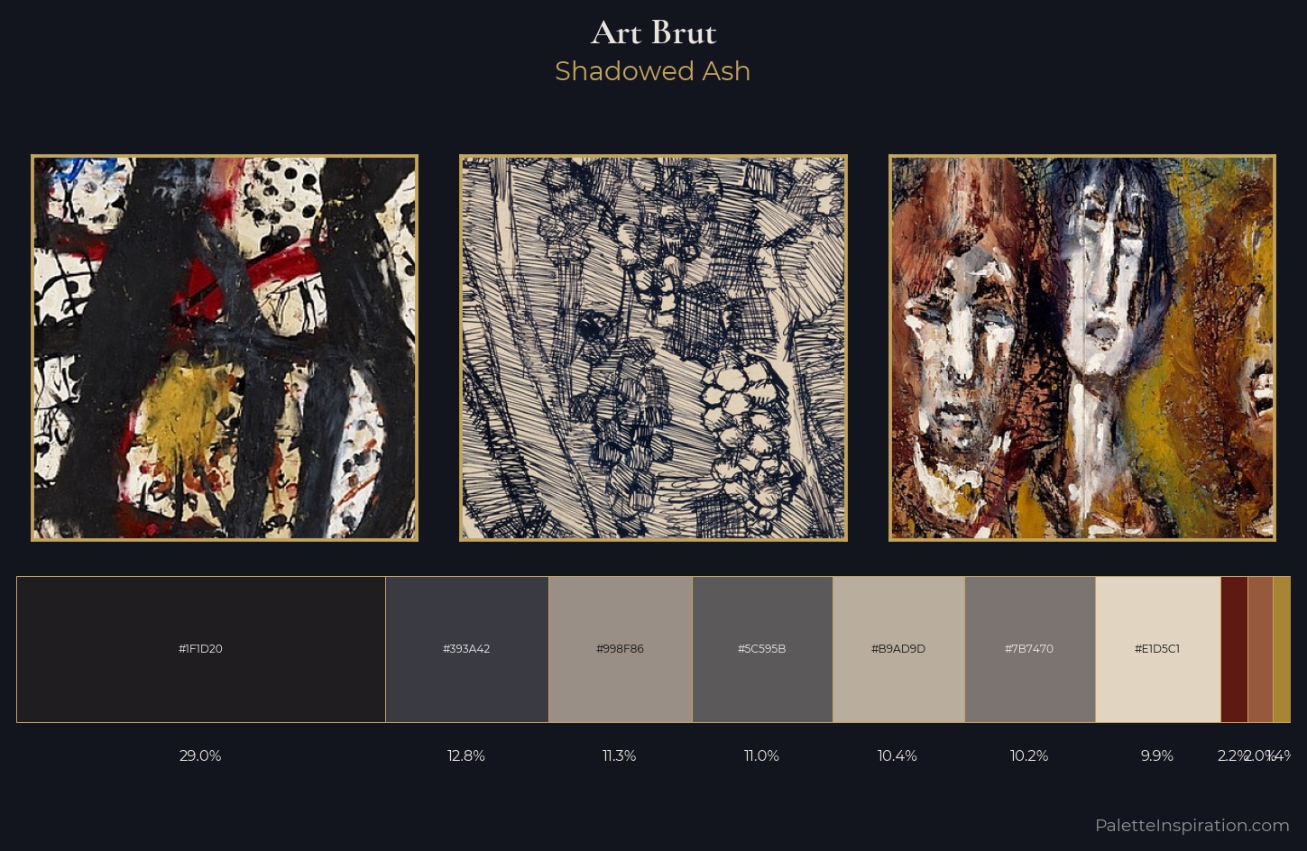Art Brut Palette 5 — Shadowed Ash