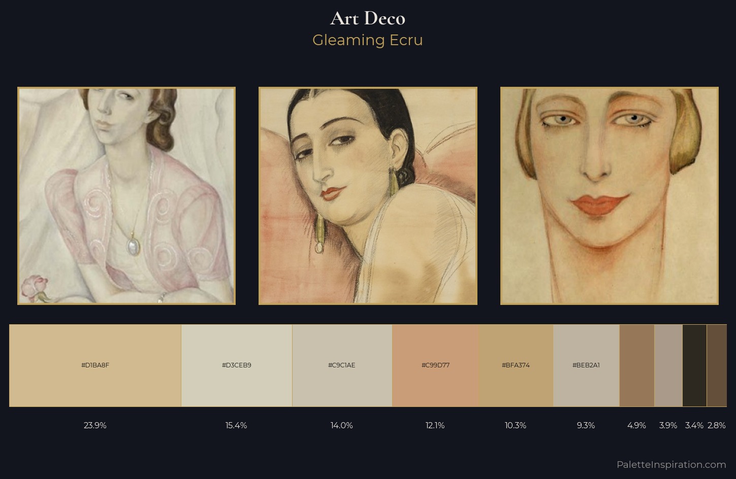 Art Deco Palette 2 — Gleaming Ecru