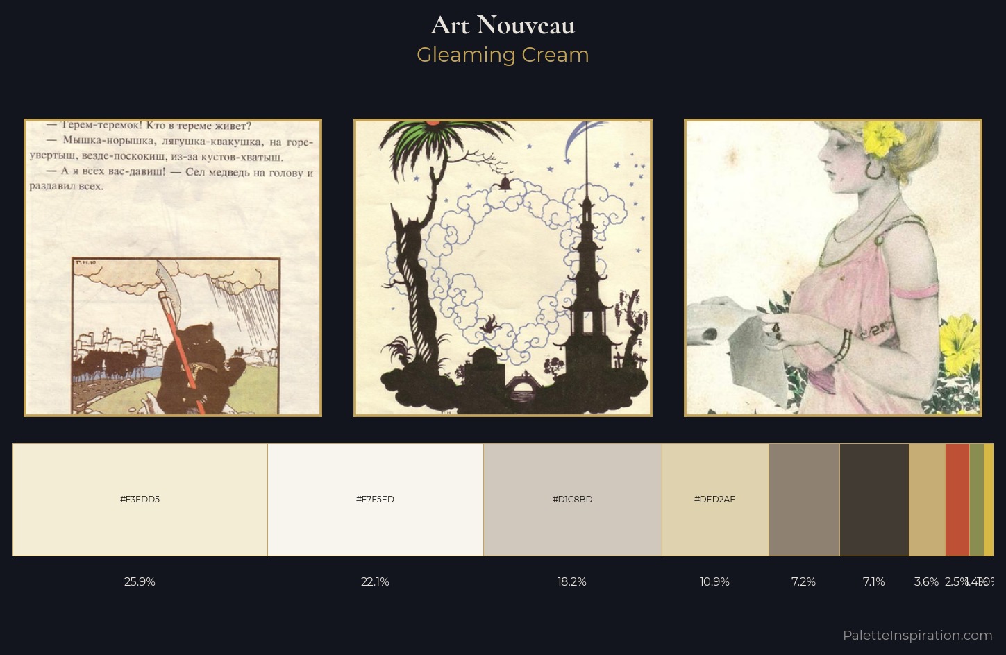 Art Nouveau Color Palette