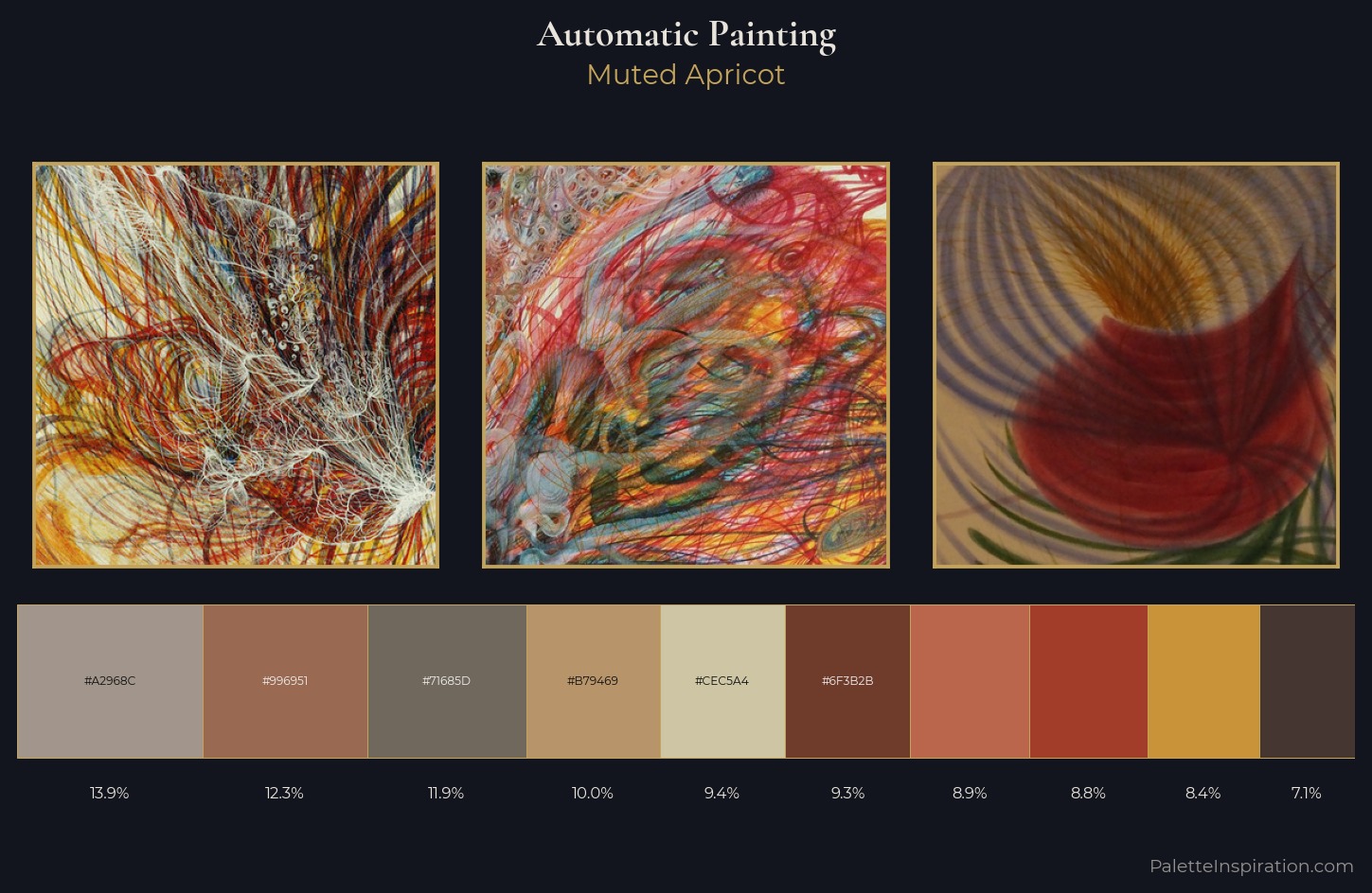 Automatic Painting Palette 4 — Muted Apricot