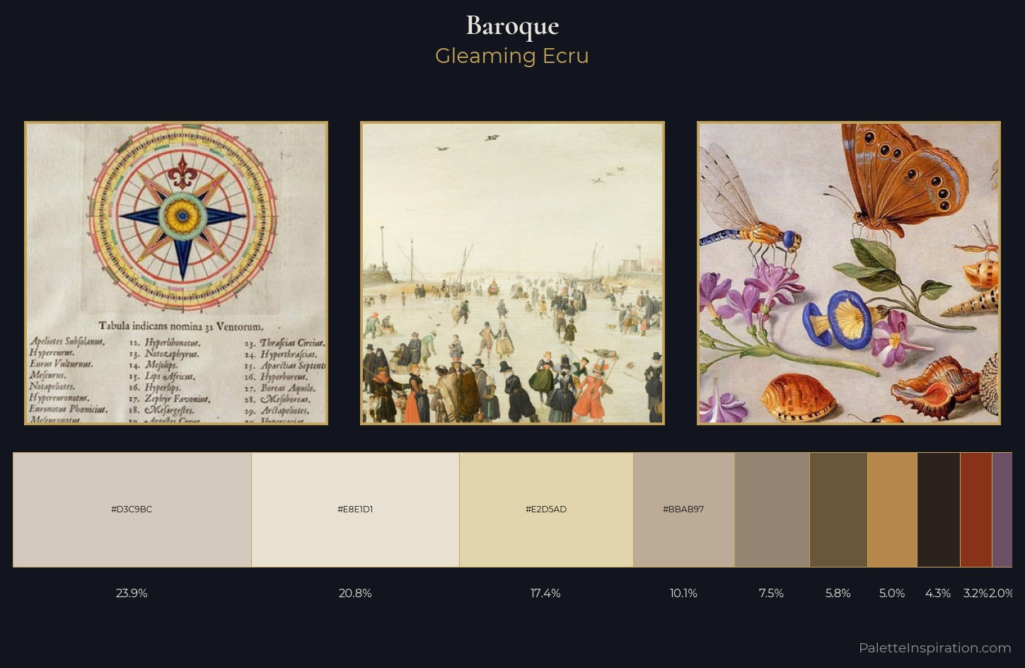 Baroque Palette 3 — Gleaming Ecru
