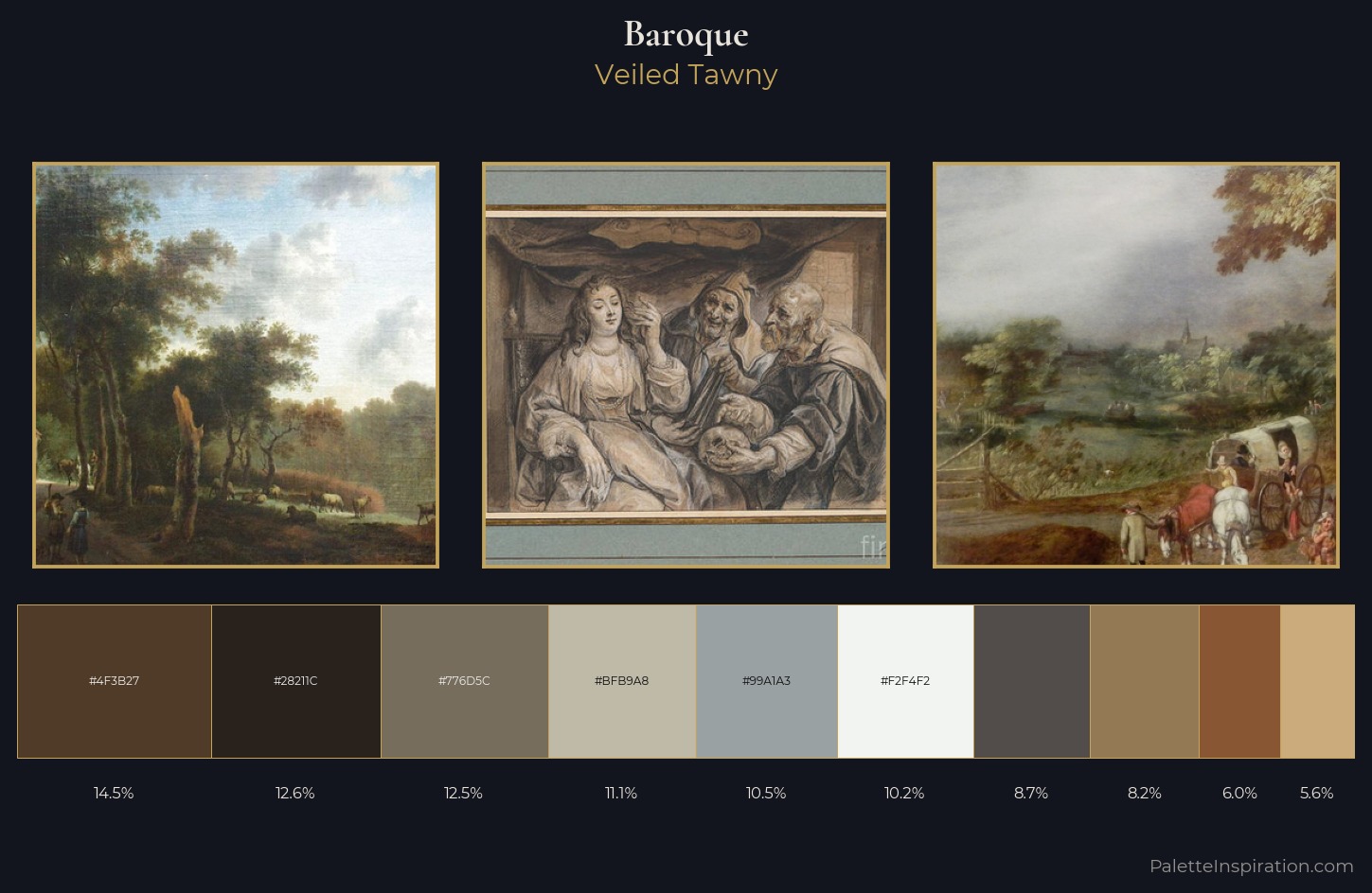 Baroque Palette 8 — Veiled Tawny
