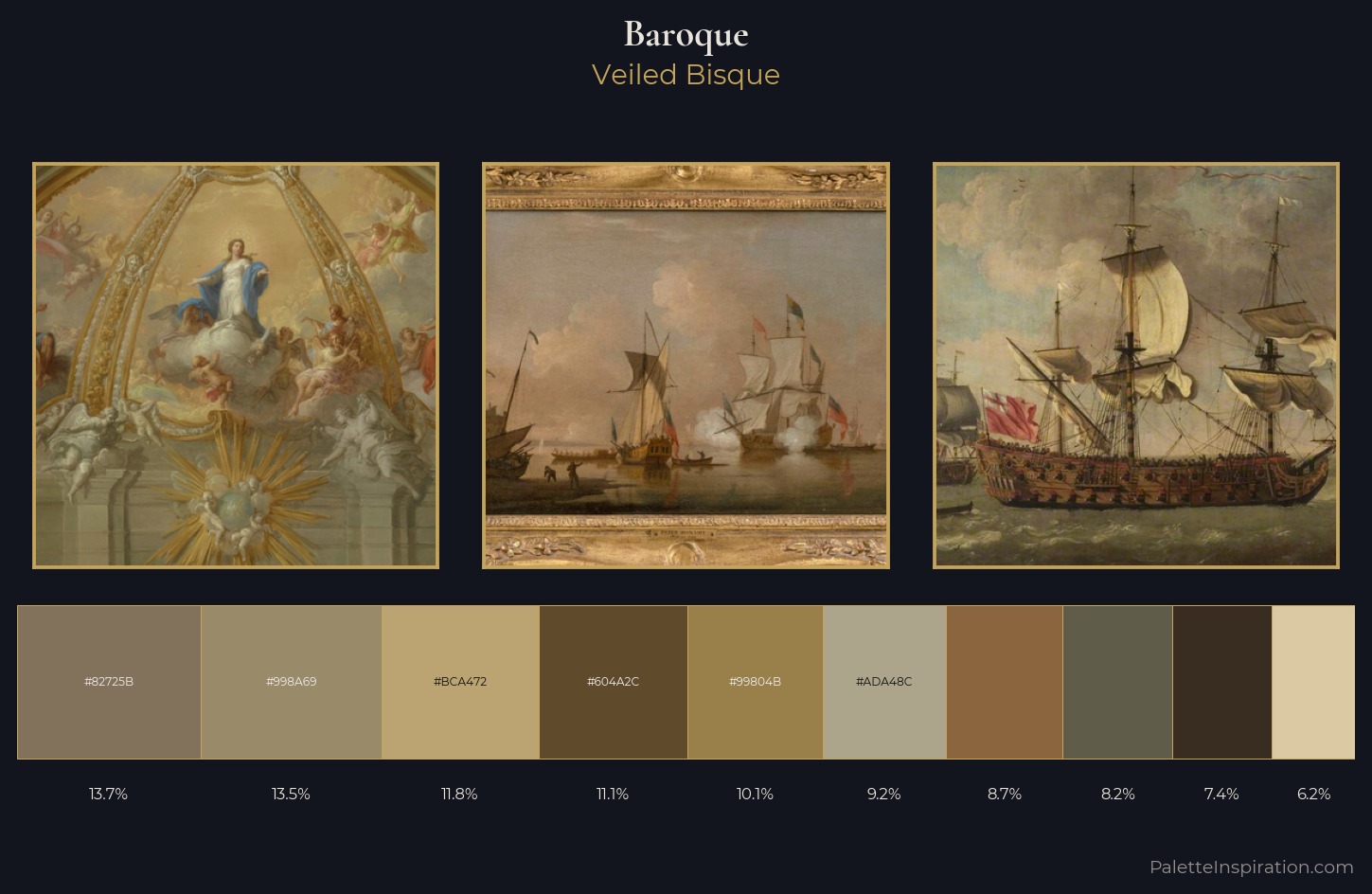 Baroque Palette 11 — Veiled Bisque