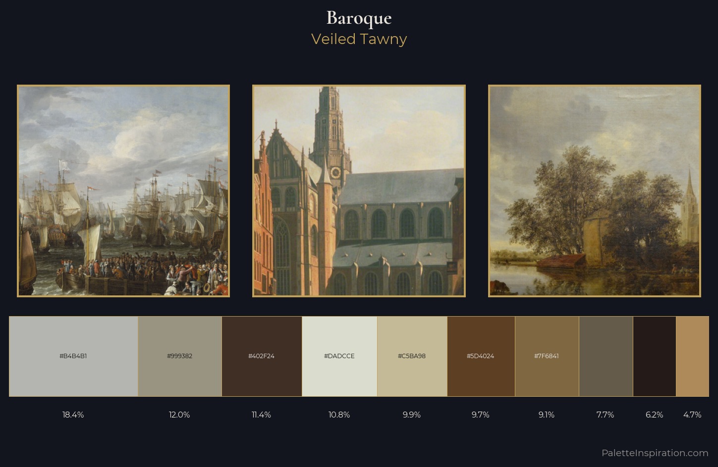 Baroque Palette 12 — Veiled Tawny