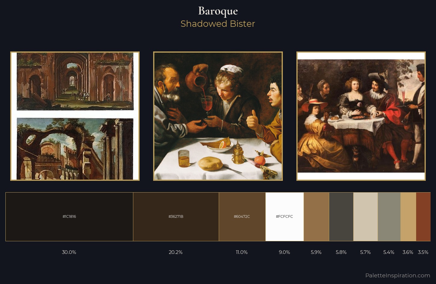 Baroque Palette 17 — Shadowed Bister