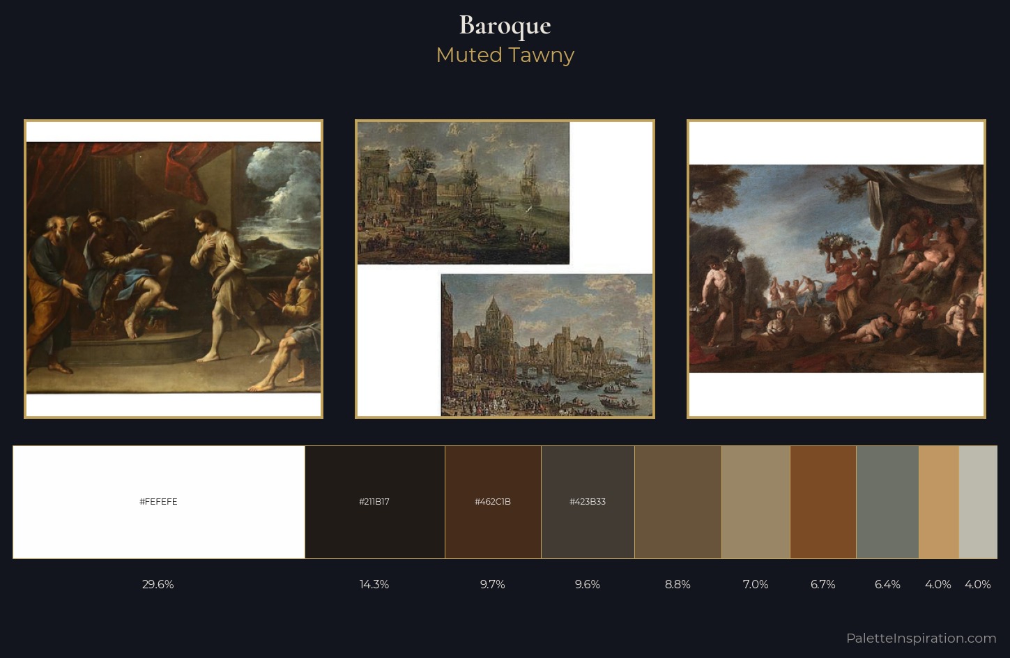 Baroque Palette 18 — Muted Tawny