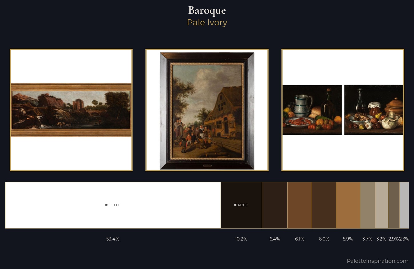 Baroque Palette 20 — Pale Ivory