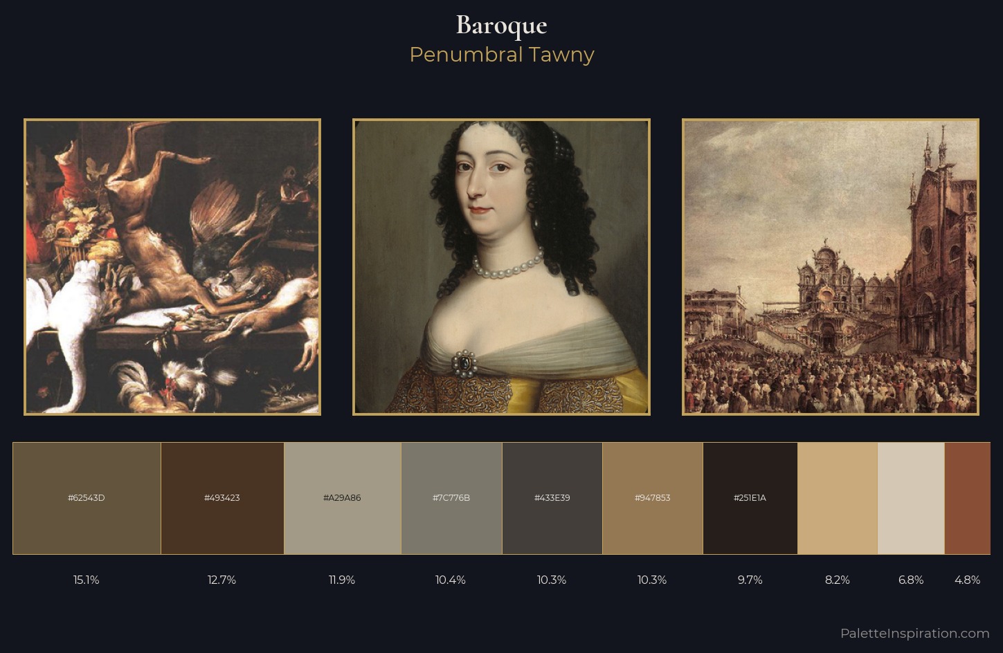 Baroque Palette 23 — Penumbral Tawny