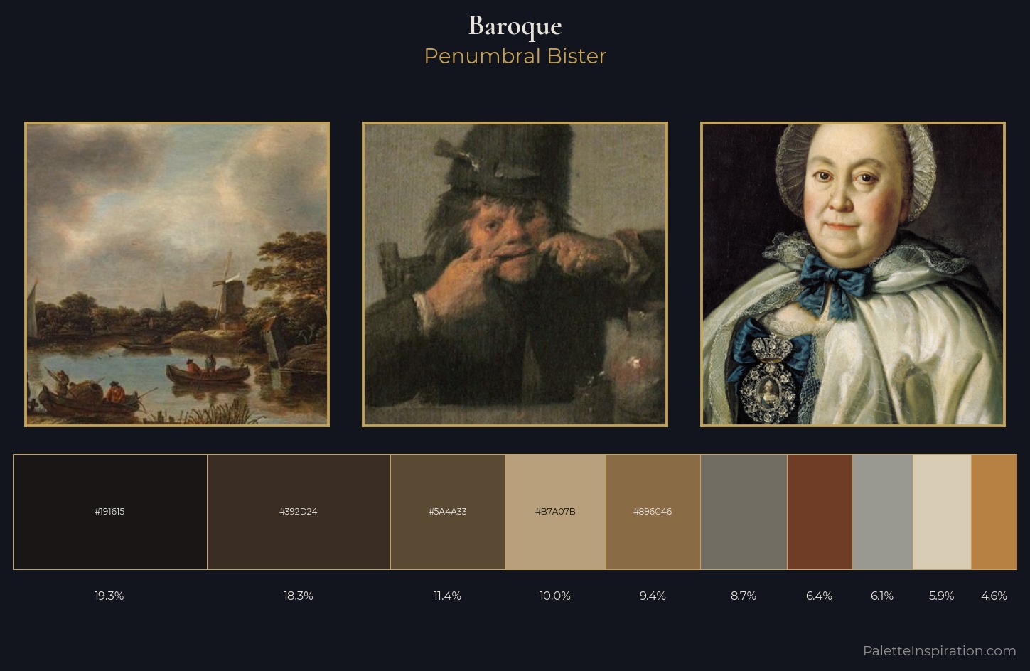 Baroque Palette 24 — Penumbral Bister