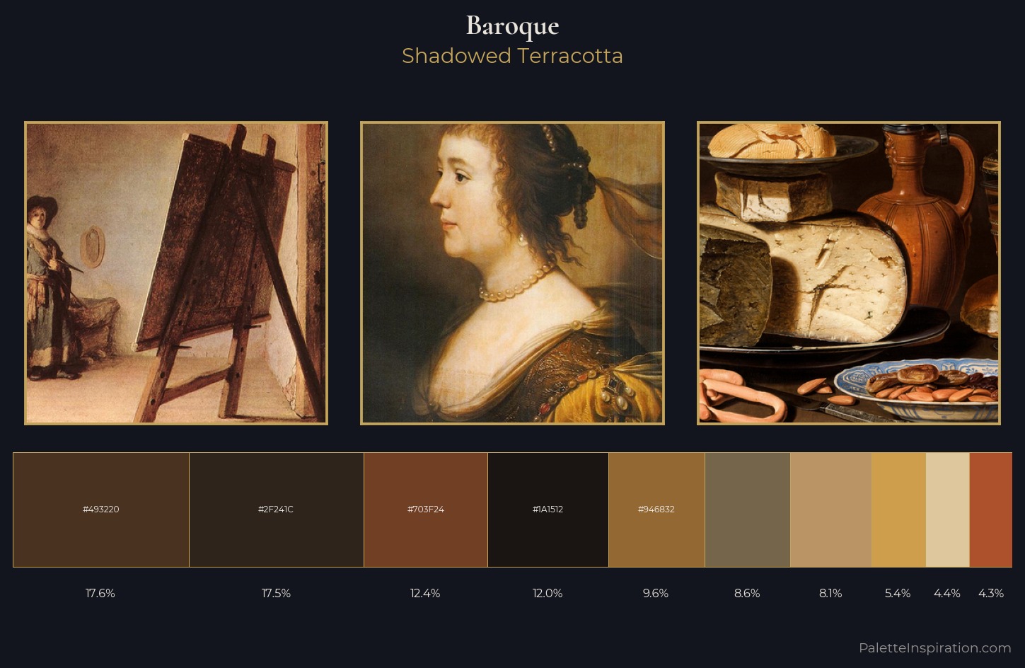 Baroque Palette 31 — Shadowed Terracotta