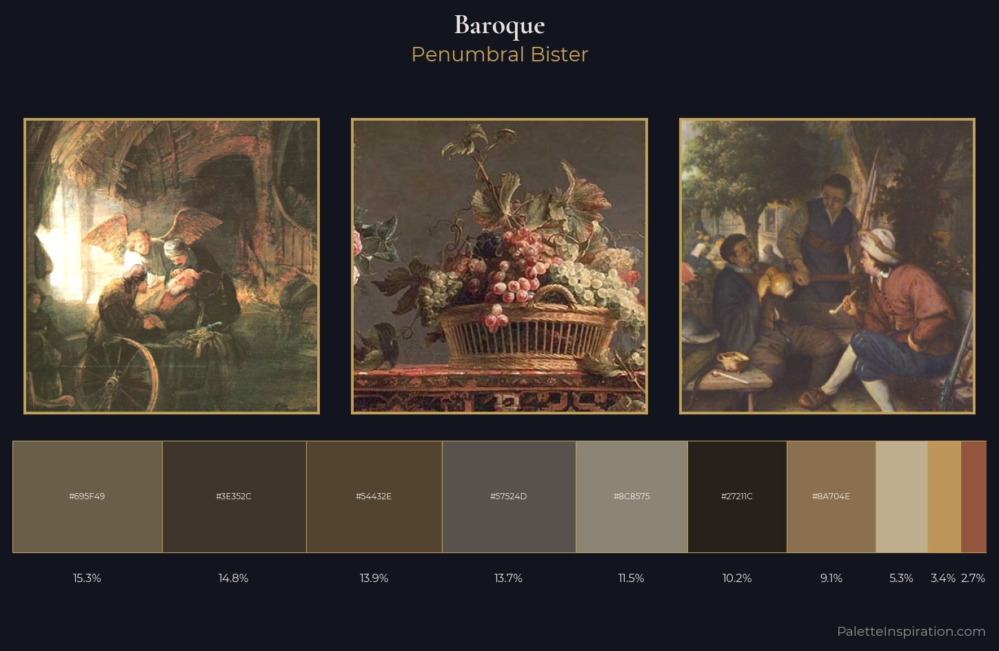 Baroque Palette 32 — Penumbral Bister