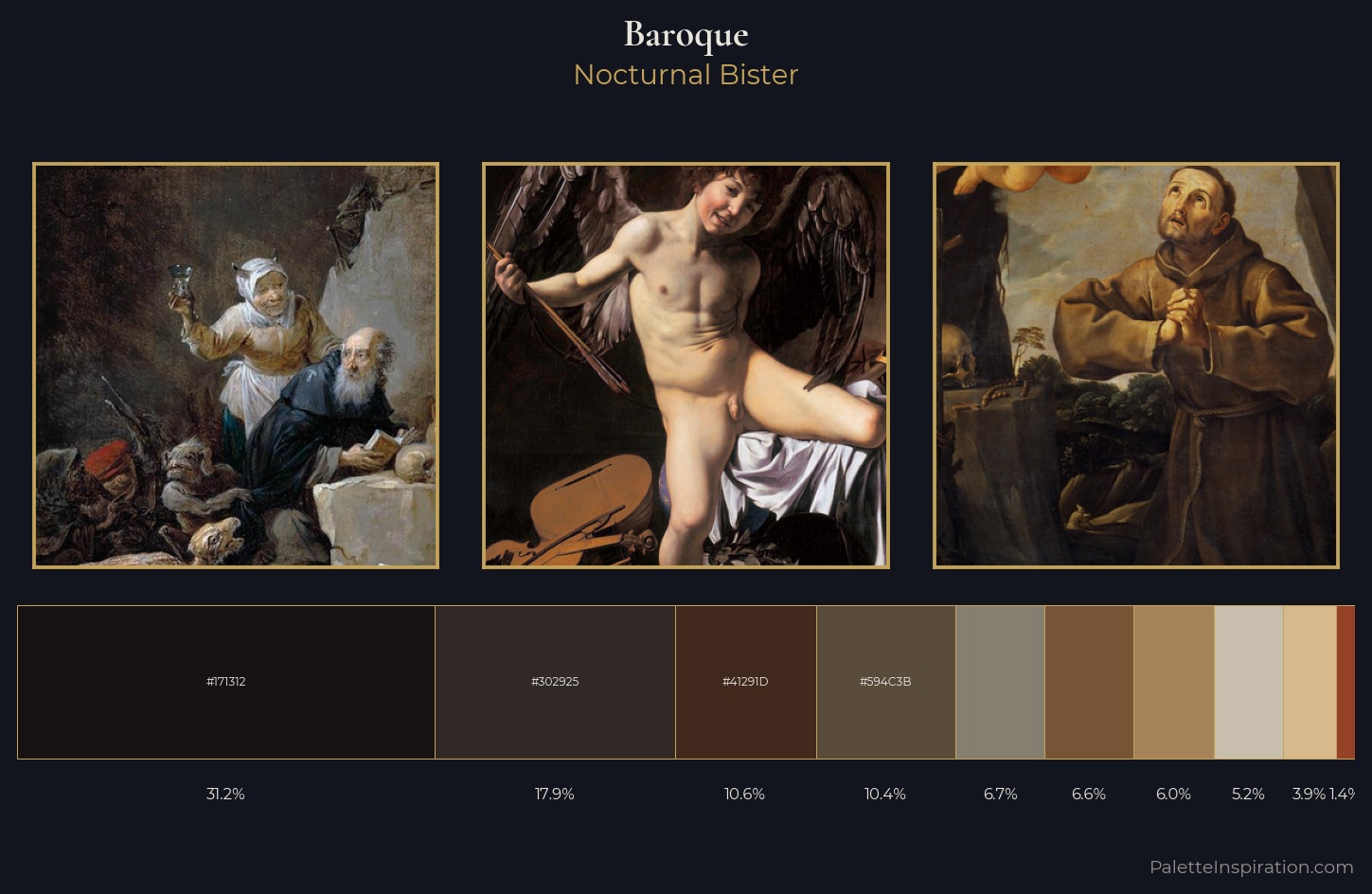 Baroque Palette 34 — Nocturnal Bister