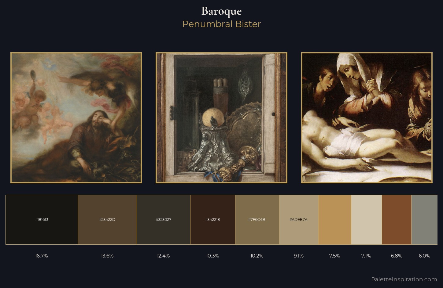 Baroque Palette 35 — Penumbral Bister
