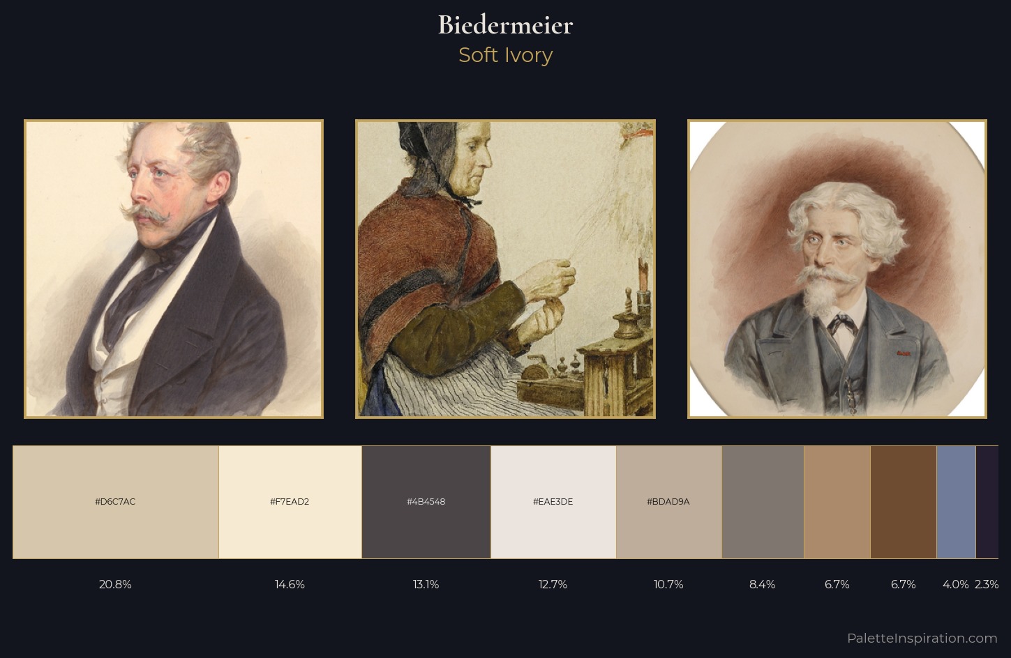 Biedermeier Palette 2 — Soft Ivory