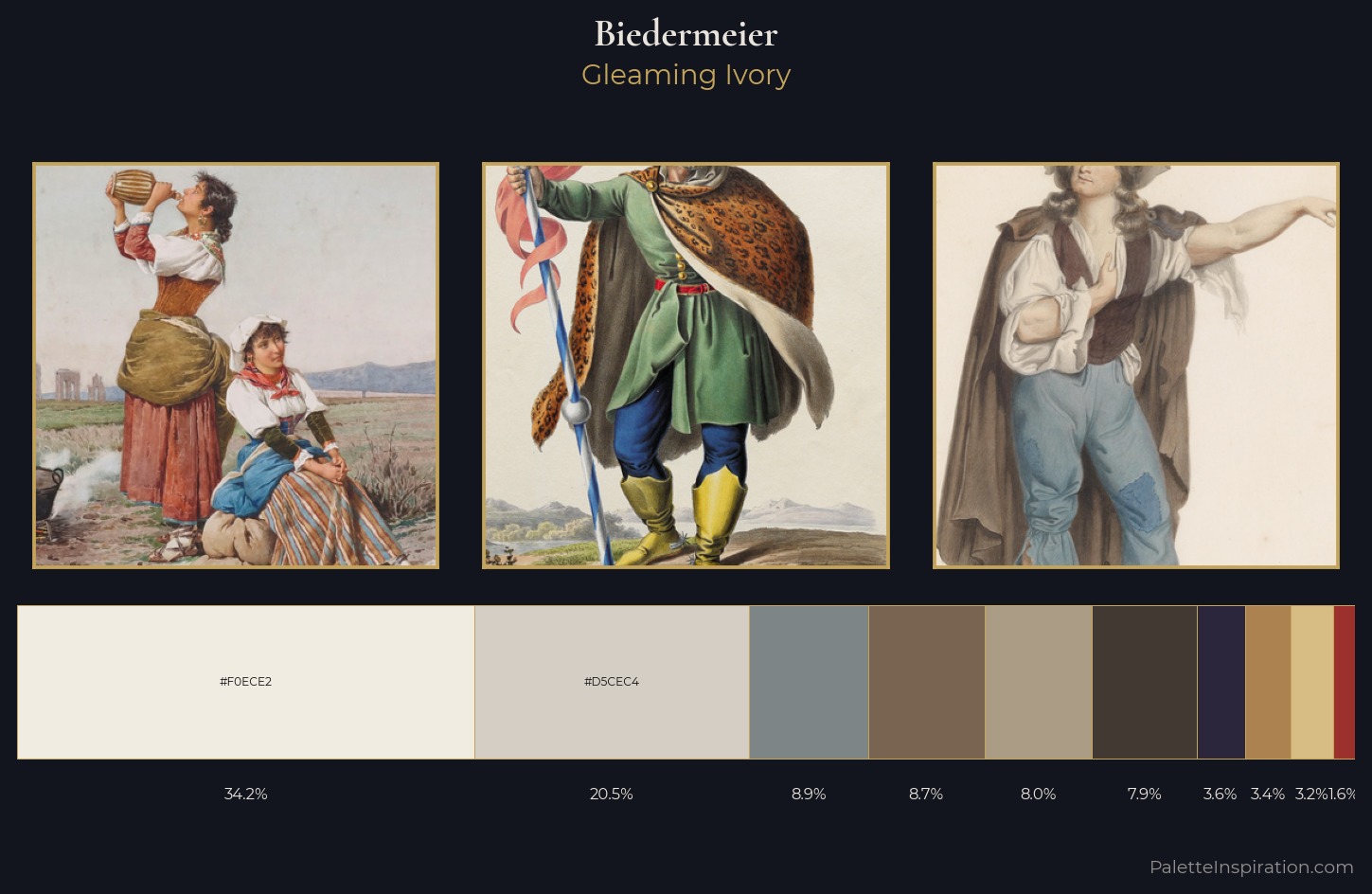 Biedermeier Palette 4 — Gleaming Ivory