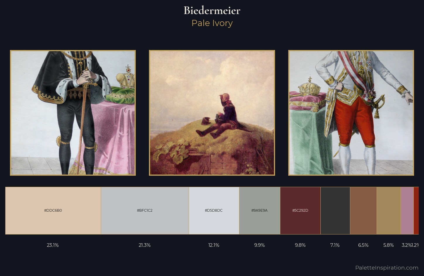 Biedermeier Palette 5 — Pale Ivory