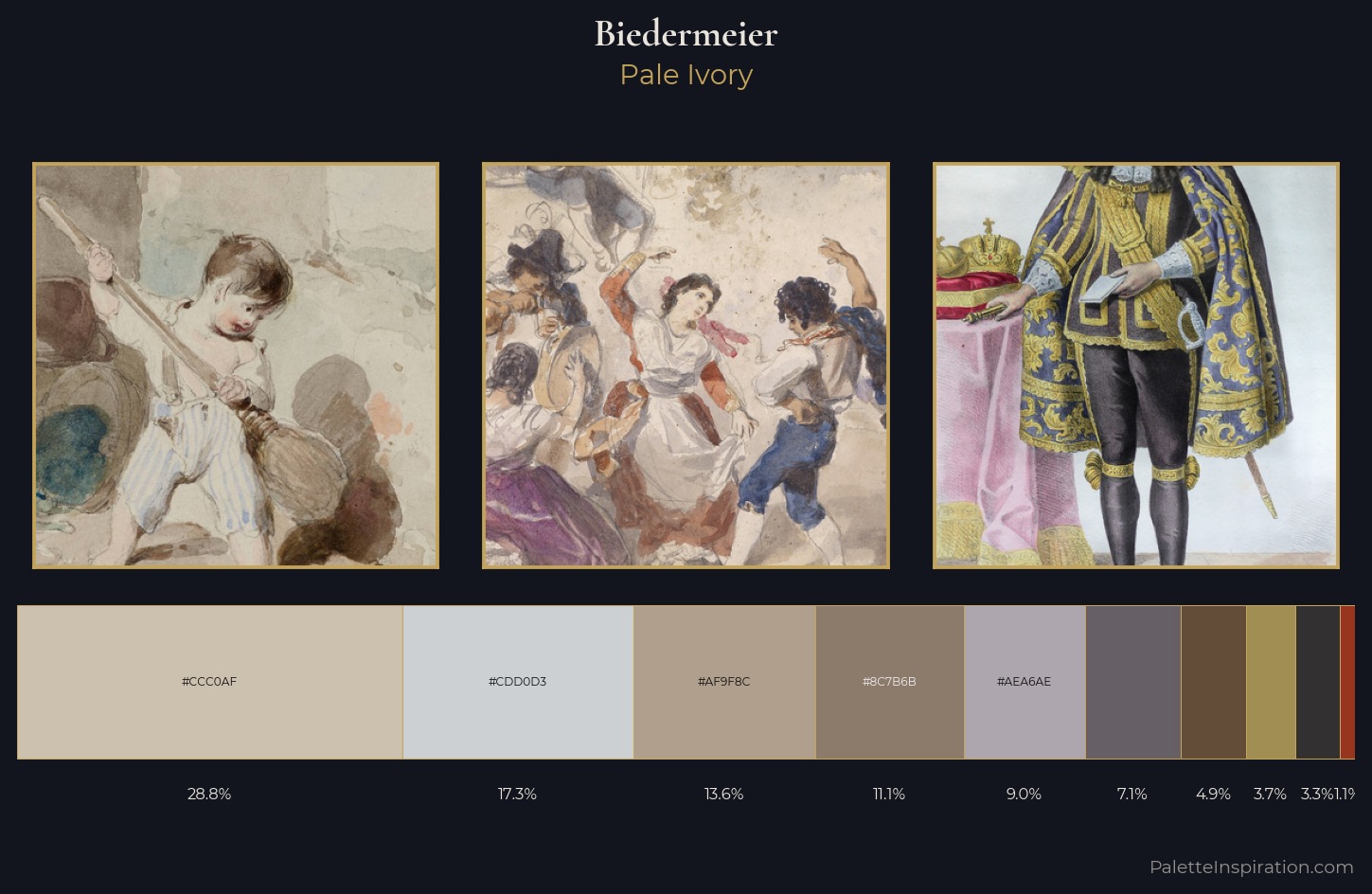 Biedermeier Palette 6 — Pale Ivory