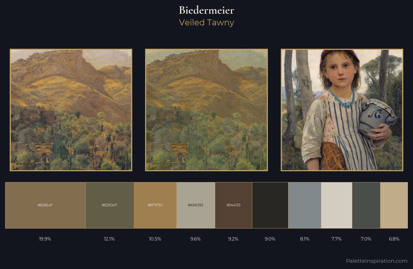 Biedermeier Palette 11 — Veiled Tawny