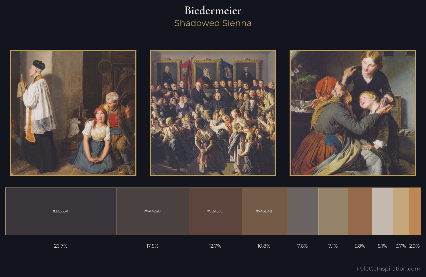 Biedermeier Palette 12 — Shadowed Sienna