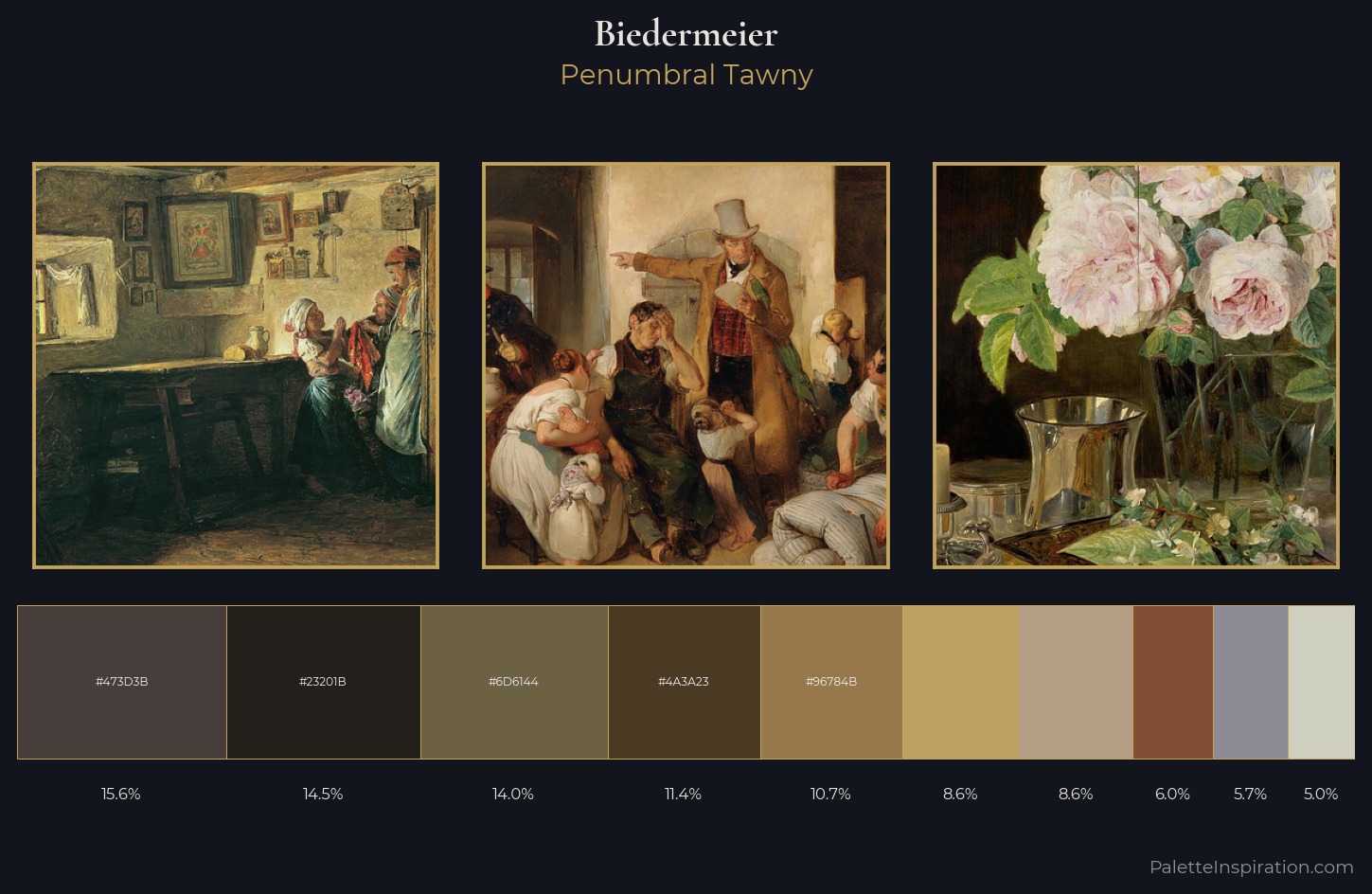 Biedermeier Palette 13 — Penumbral Tawny