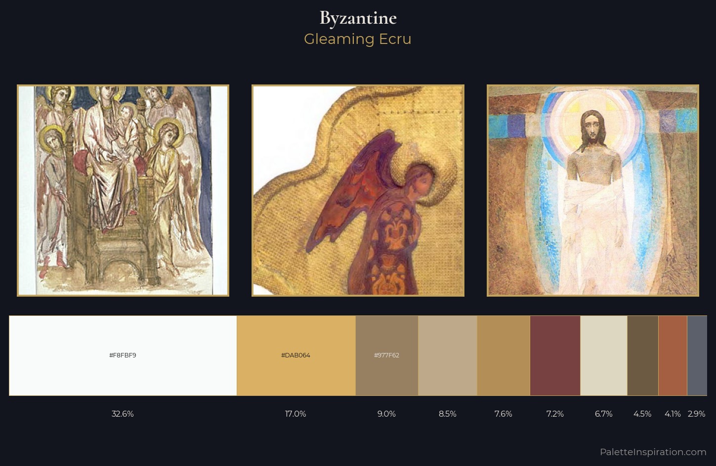Byzantine Palette 2 — Gleaming Ecru