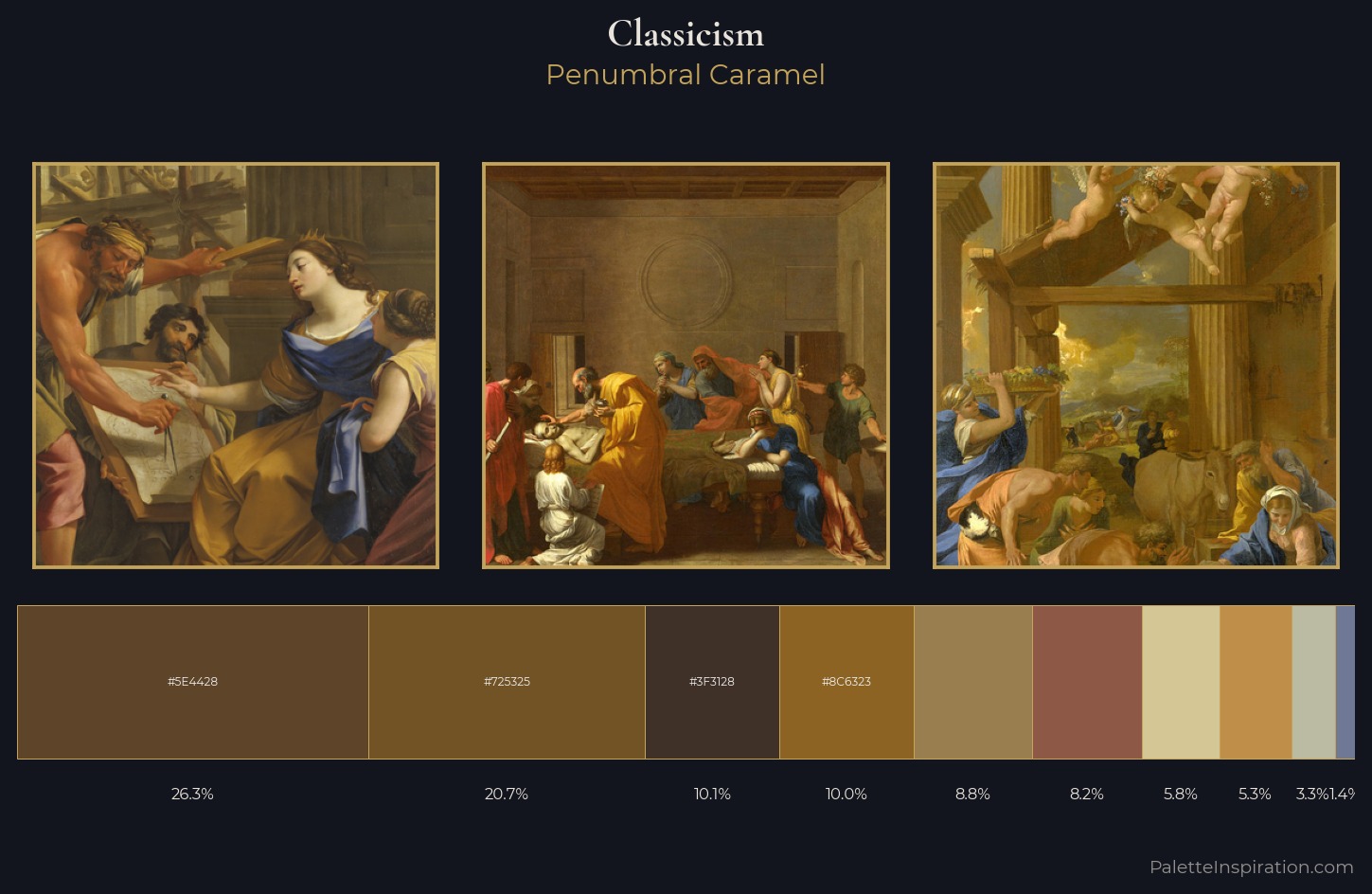 Classicism Palette 4 — Penumbral Caramel