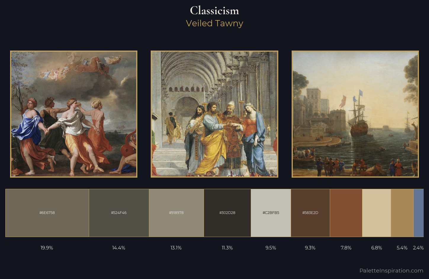 Classicism Palette 5 — Veiled Tawny