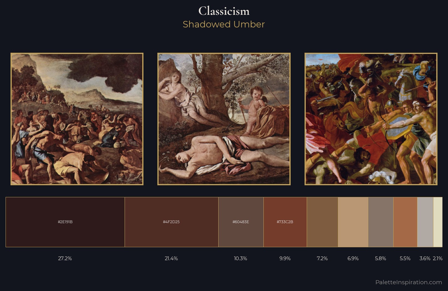 Classicism Palette 6 — Shadowed Umber