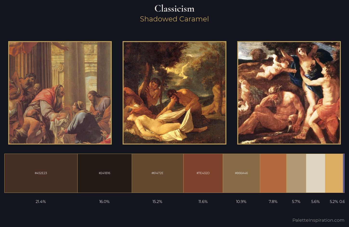 Classicism Palette 7 — Shadowed Caramel
