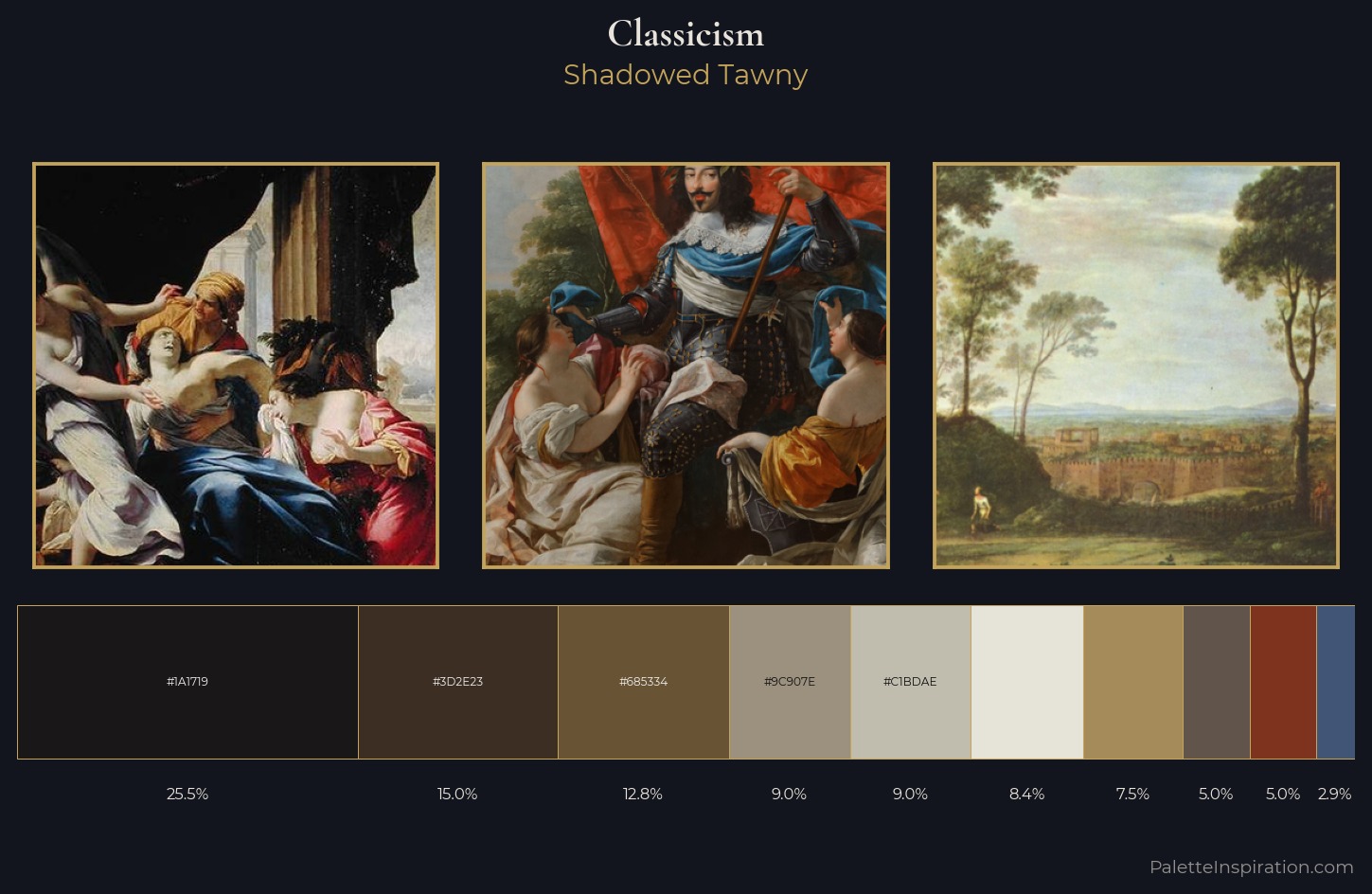 Classicism Palette 8 — Shadowed Tawny
