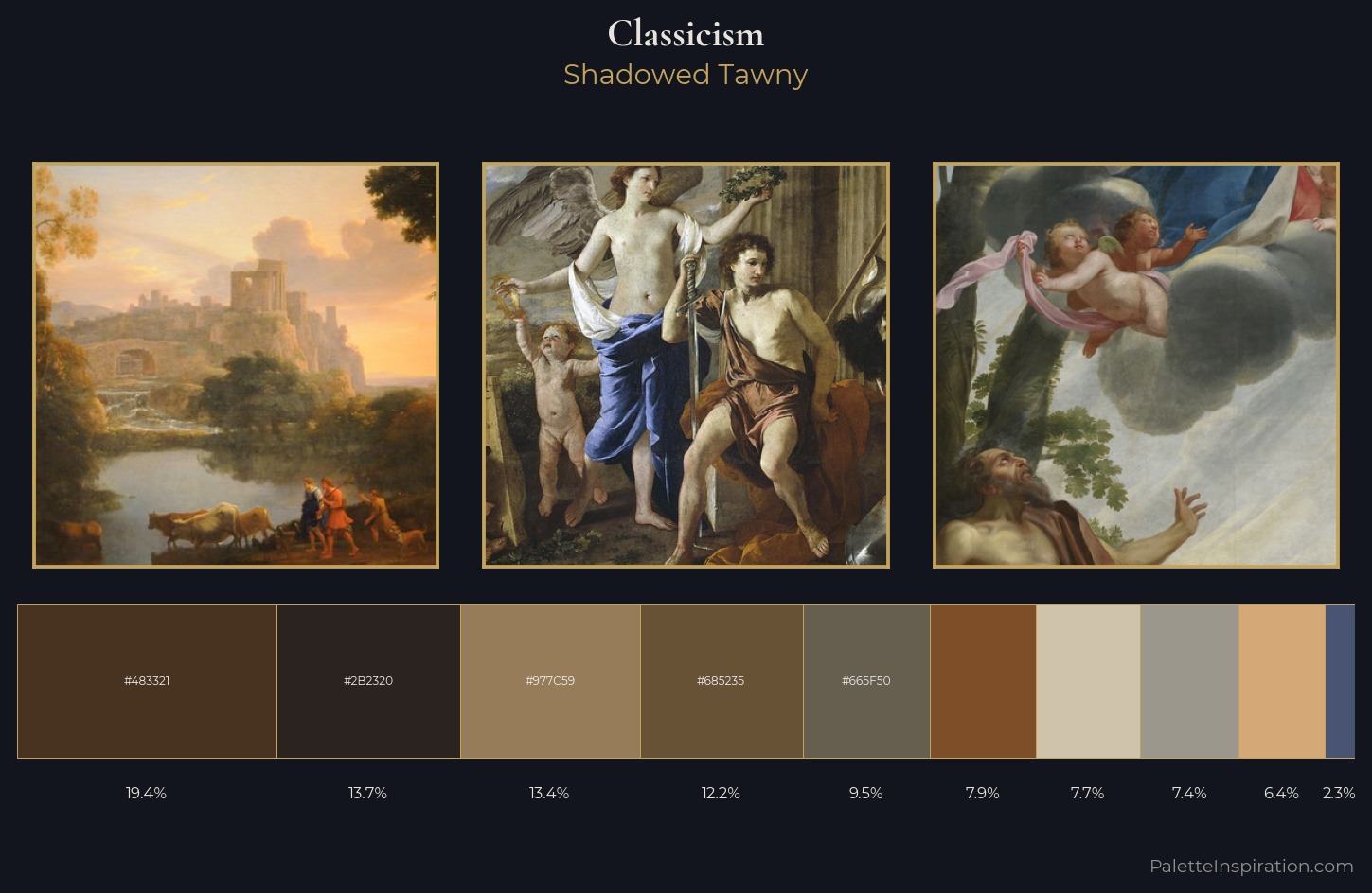 Classicism Palette 10 — Shadowed Tawny