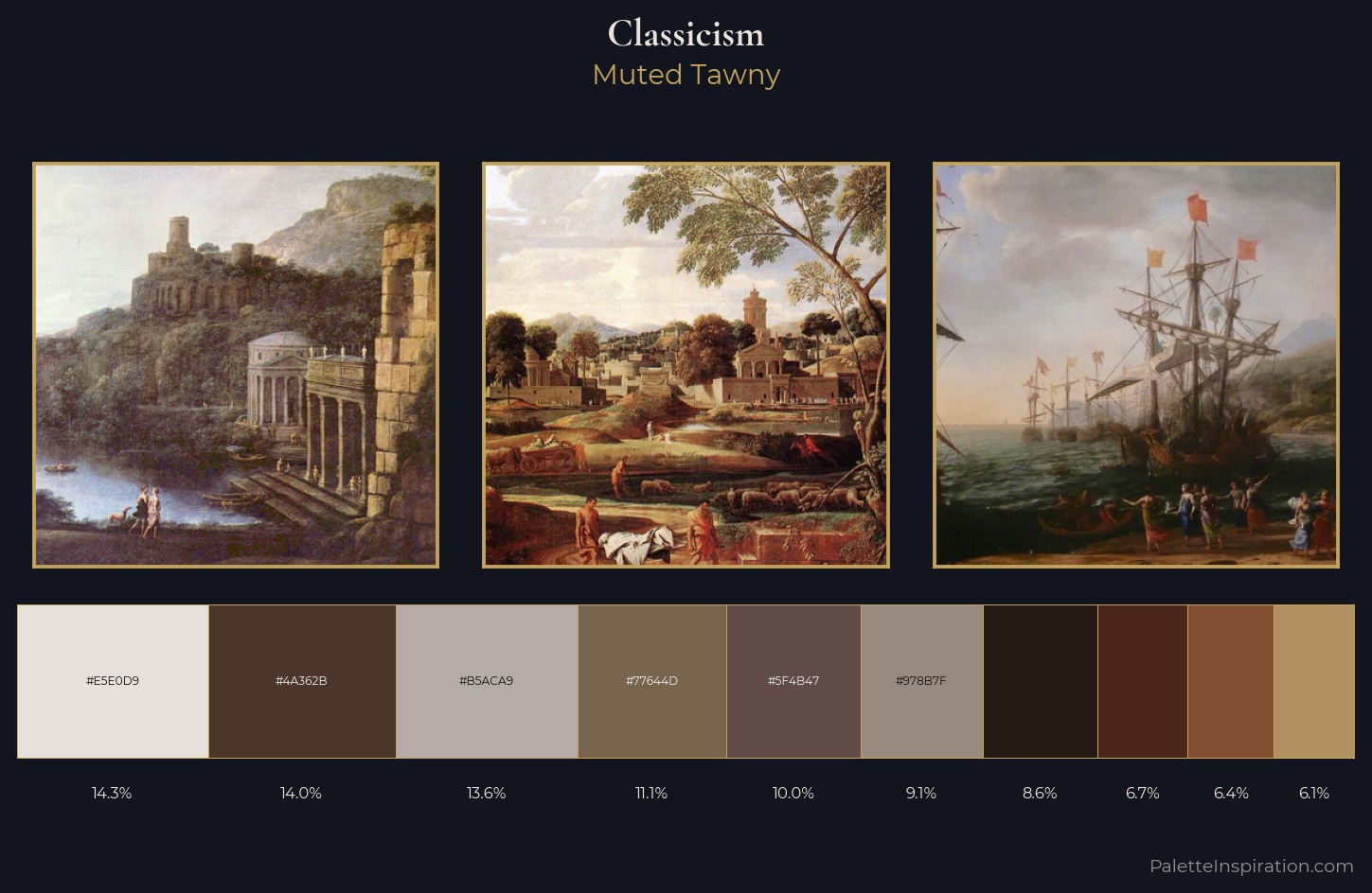 Classicism Palette 11 — Muted Tawny