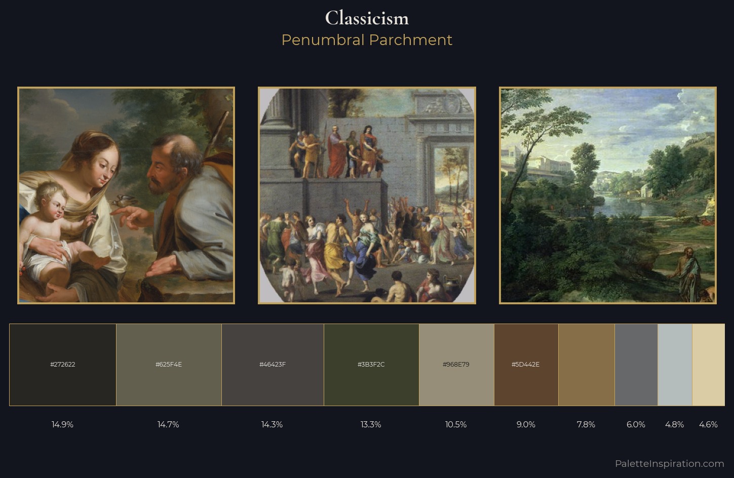 Classicism Palette 12 — Penumbral Parchment