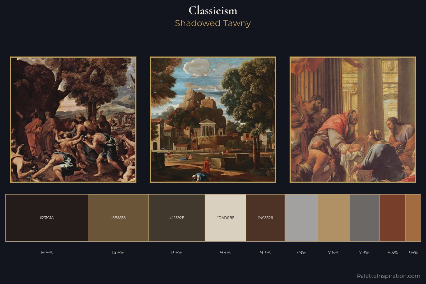 Classicism Master Palette — Shadowed Tawny