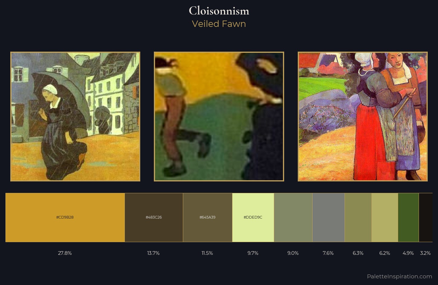 Cloisonnism Palette 7 — Veiled Fawn